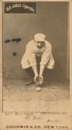 1887-90 Old Judge (N172) #NNO - John Burdock - Boston Beaneaters