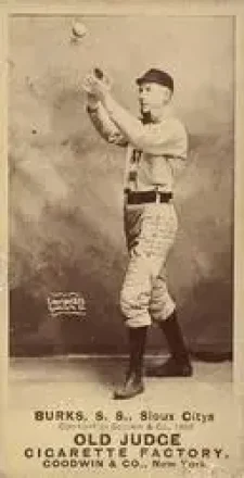 1887-90 Old Judge (N172) #NNO - Robert Burks - Sioux City Corn Huskers