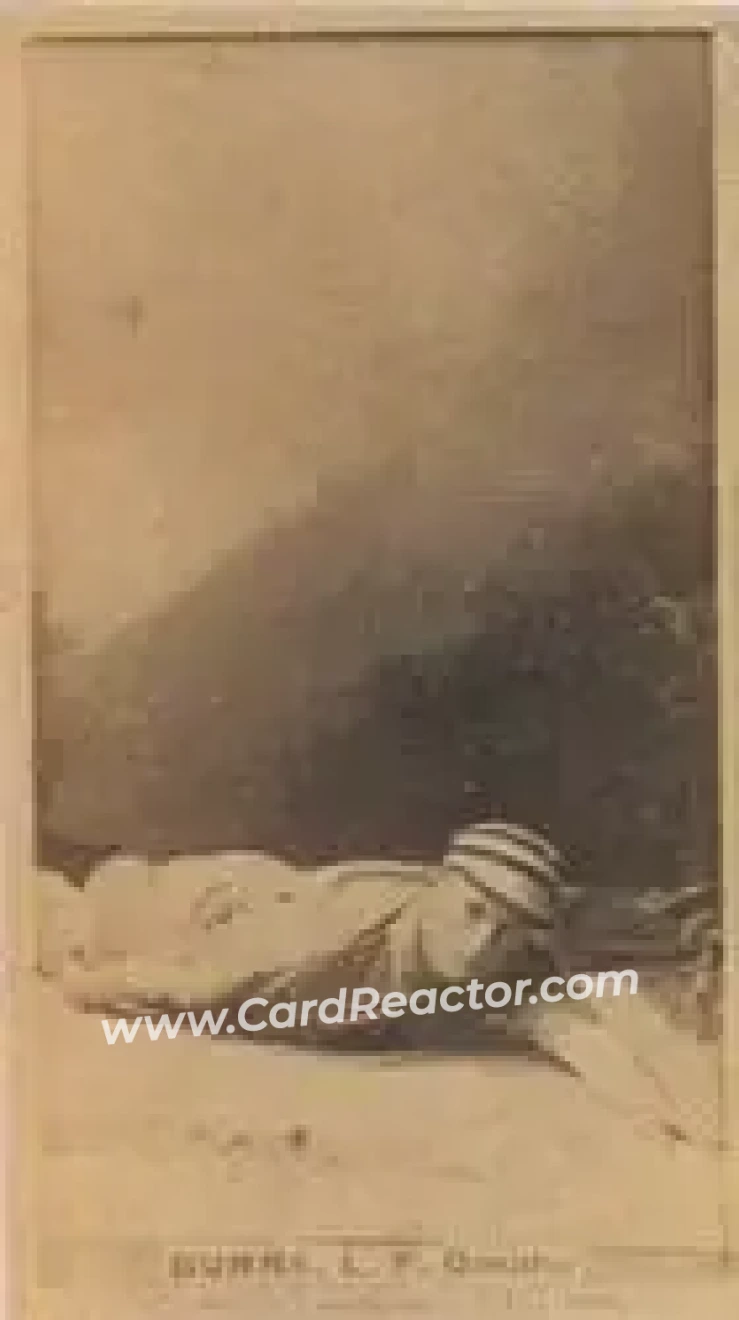 1887-90 Old Judge (N172) #NNO - James Burns - Omaha Omahogs - Front