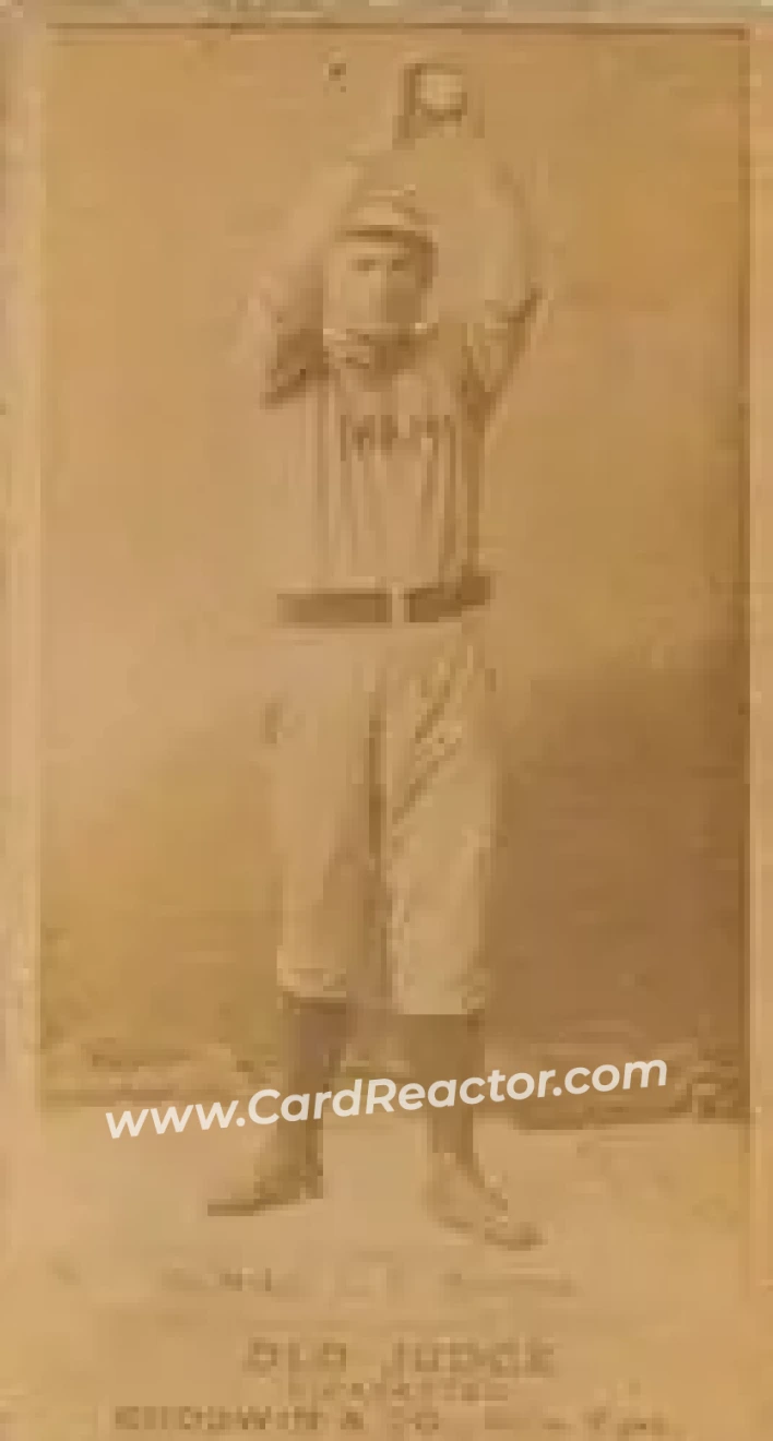 1887-90 Old Judge (N172) #NNO - James Burns - Omaha Omahogs - Front