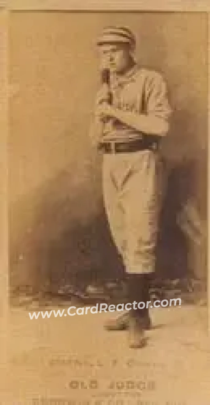 1887-90 Old Judge (N172) #NNO - James Burns - Omaha Omahogs - Front