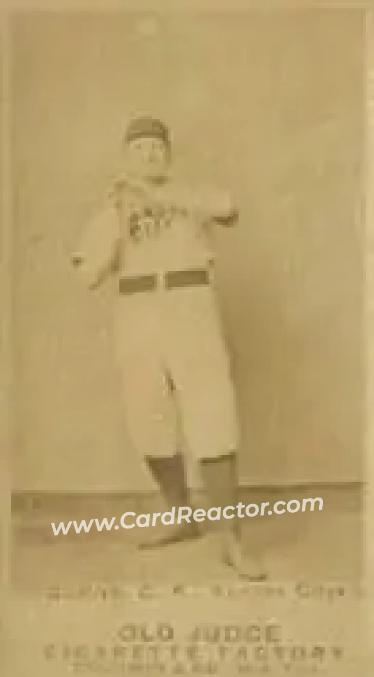 1887-90 Old Judge (N172) #NNO - James Burns - Kansas City Cowboys - Front