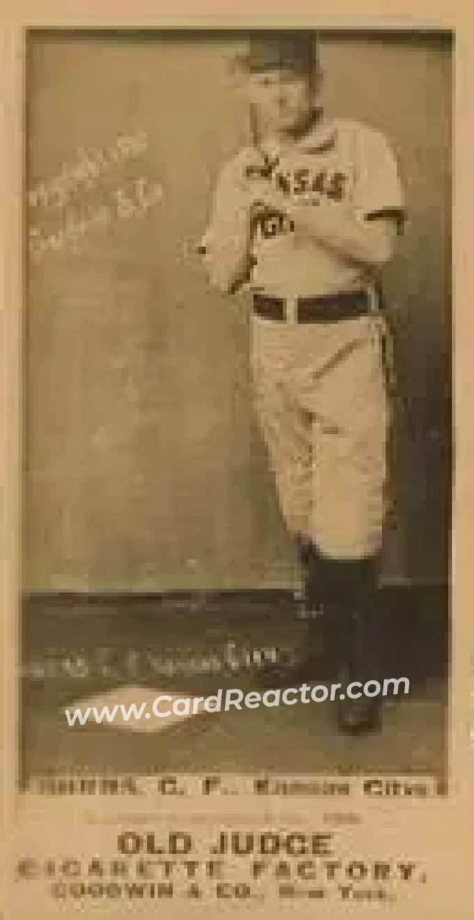 1887-90 Old Judge (N172) #NNO - James Burns - Kansas City Cowboys - Front