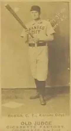 1887-90 Old Judge (N172) #NNO - James Burns - Kansas City Cowboys