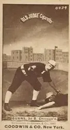 1887-90 Old Judge (N172) #NNO - Tom Burns - Chicago White Stockings
