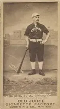 1887-90 Old Judge (N172) #NNO - Tom Burns - Chicago White Stockings