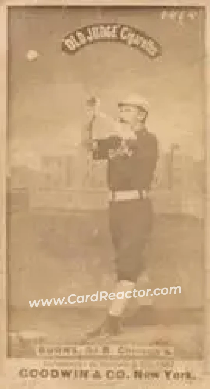 1887-90 Old Judge (N172) #NNO - Tom Burns - Chicago White Stockings - Front