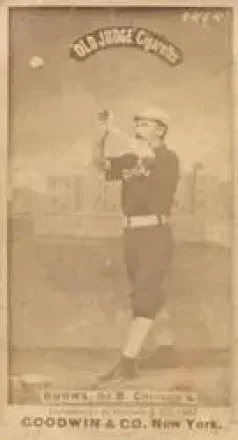 1887-90 Old Judge (N172) #NNO - Tom Burns - Chicago White Stockings