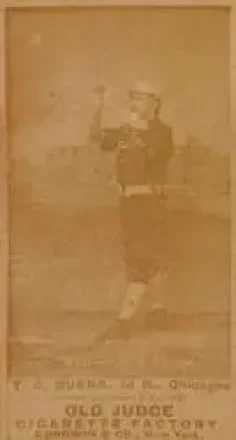 1887-90 Old Judge (N172) #NNO - Tom Burns - Chicago White Stockings