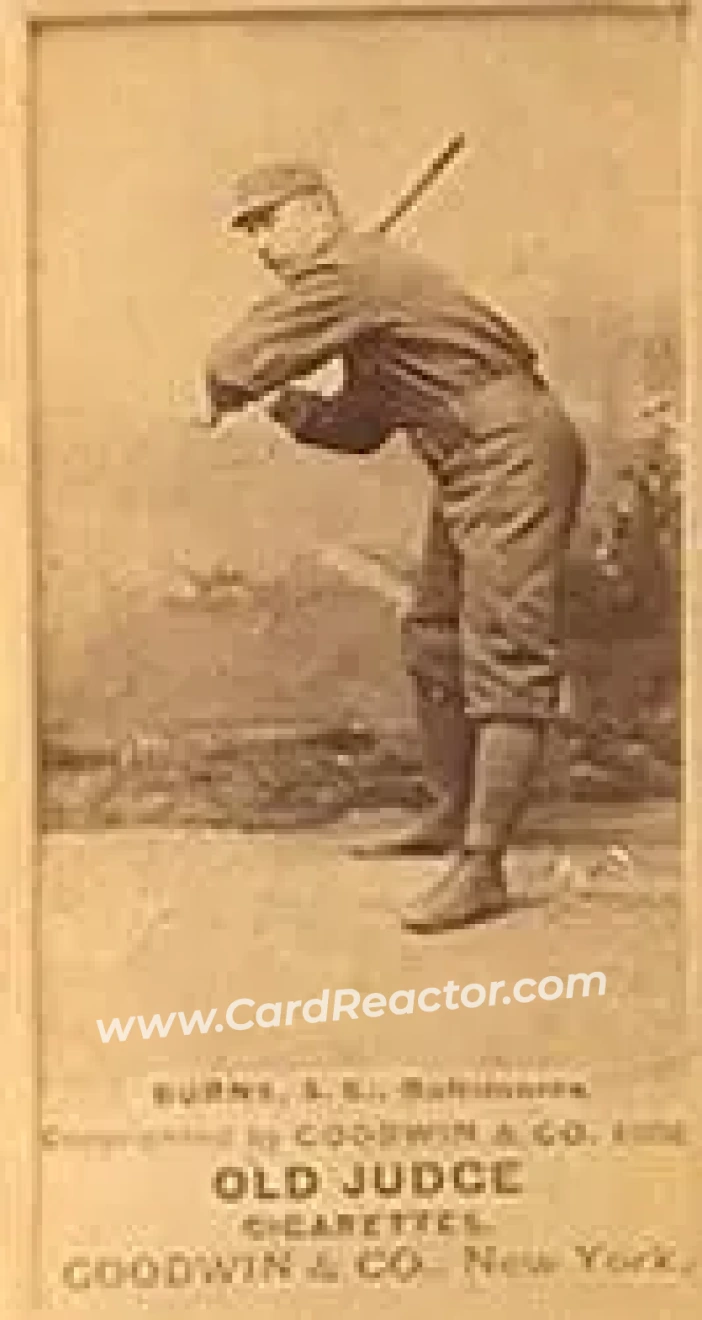 1887-90 Old Judge (N172) #NNO - Oyster Burns - Baltimore Orioles - Front