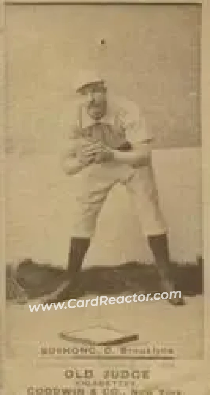 1887-90 Old Judge (N172) #NNO - Doc Bushong - Brooklyn Bridegrooms - Front