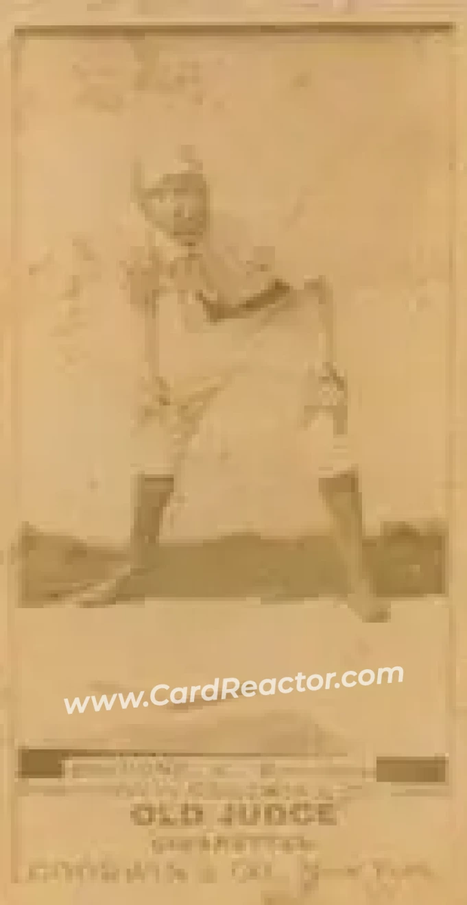 1887-90 Old Judge (N172) #NNO - Doc Bushong - Brooklyn Bridegrooms - Front