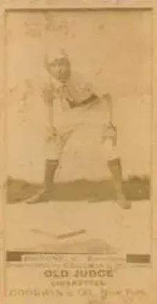 1887-90 Old Judge (N172) #NNO - Doc Bushong - Brooklyn Bridegrooms