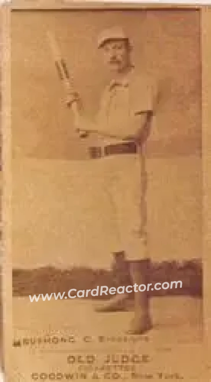 1887-90 Old Judge (N172) #NNO - Doc Bushong - Brooklyn Bridegrooms - Front