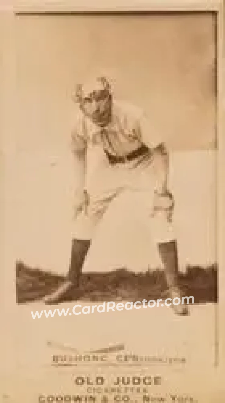 1887-90 Old Judge (N172) #NNO - Doc Bushong - Brooklyn Bridegrooms - Front