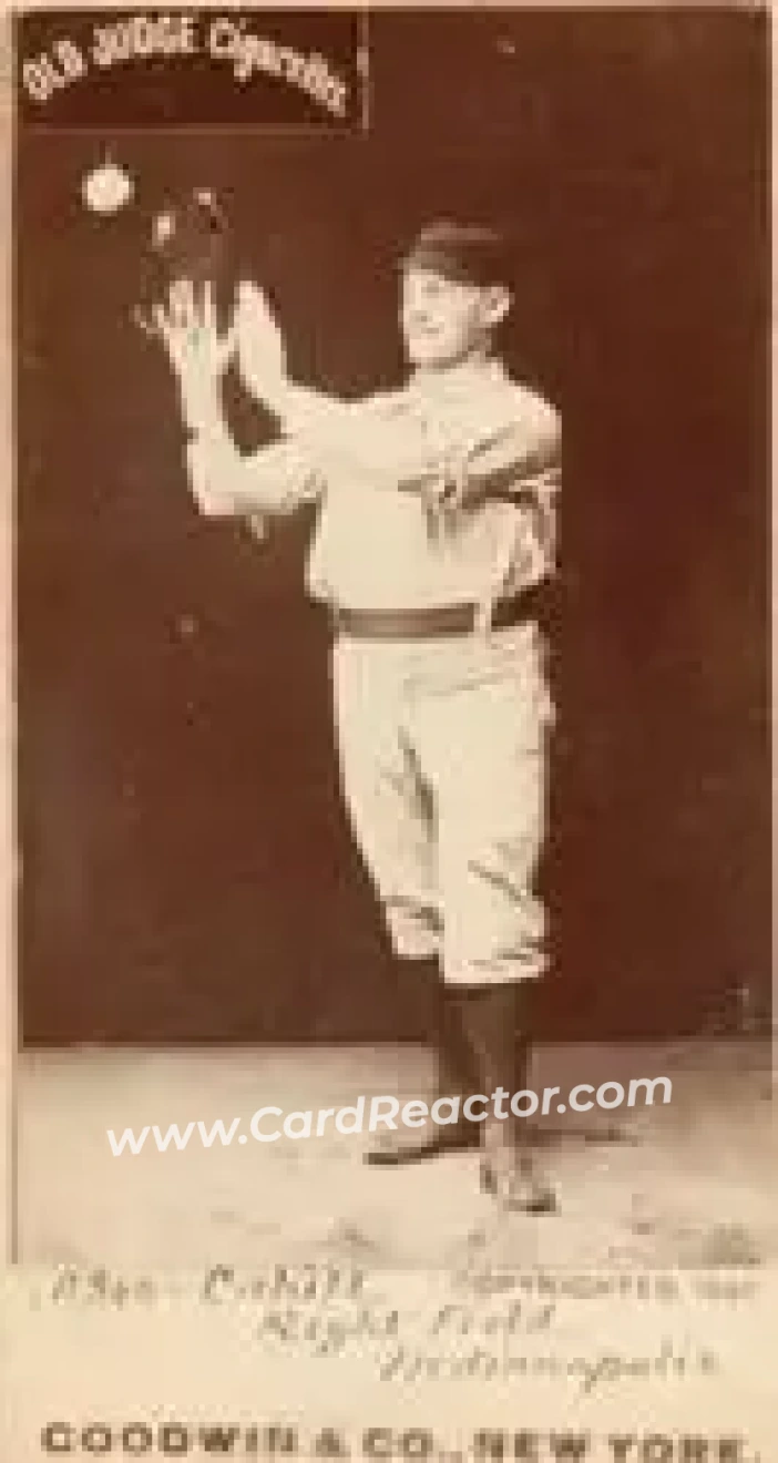 1887-90 Old Judge (N172) #NNO - John Cahill - Indianapolis Hoosiers - Front