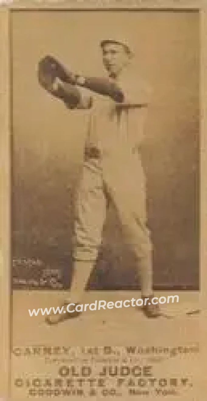 1887-90 Old Judge (N172) #NNO - Jack Carney - Washington Nationals - Front