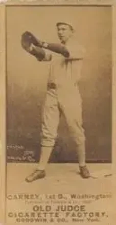 1887-90 Old Judge (N172) #NNO - Jack Carney - Washington Nationals