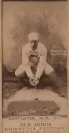 1887-90 Old Judge (N172) #NNO - Hick Carpenter - Cincinnati Red Stockings