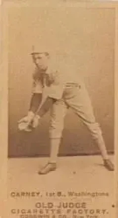 1887-90 Old Judge (N172) #NNO - Jack Carney - Washington Nationals