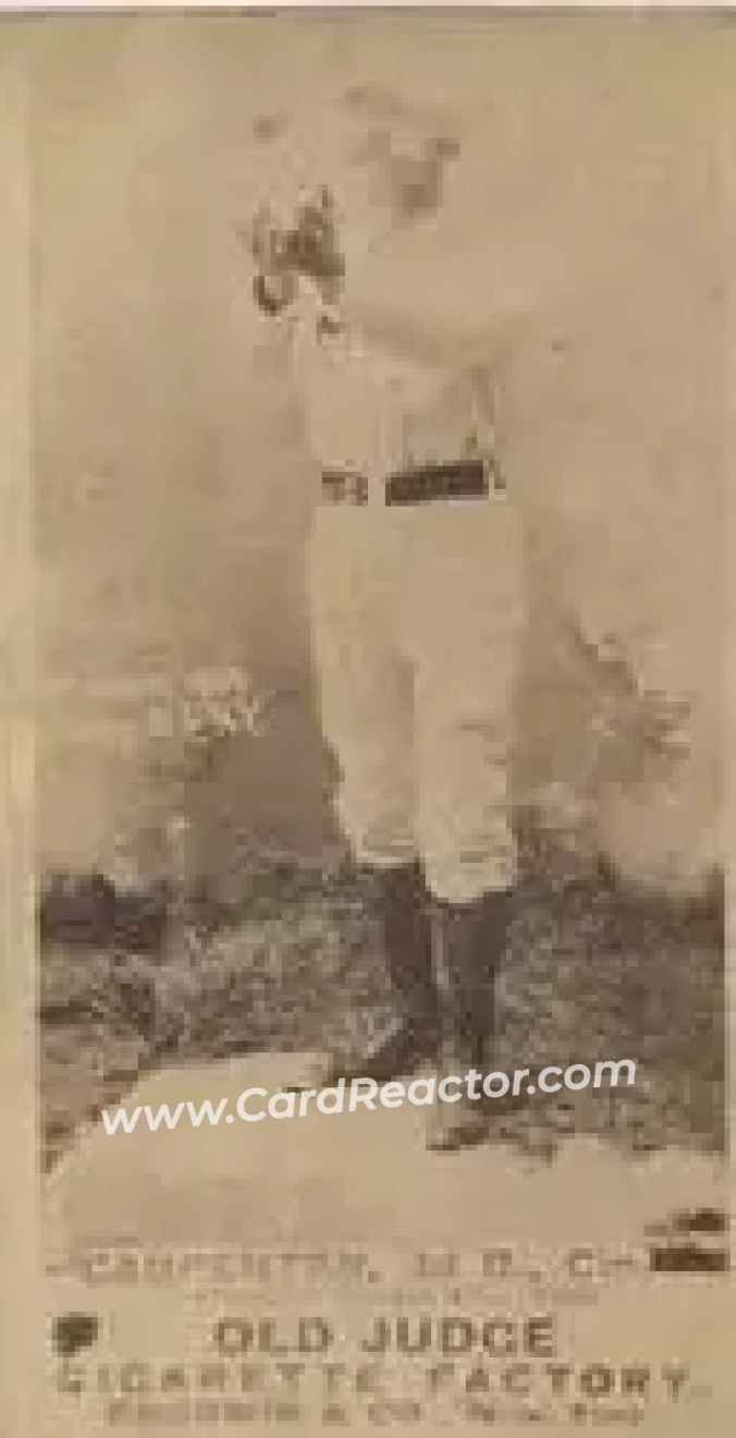 1887-90 Old Judge (N172) #NNO - Hick Carpenter - Cincinnati Red Stockings
