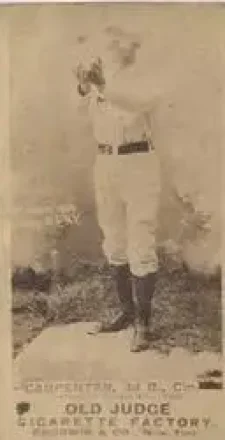 1887-90 Old Judge (N172) #NNO - Hick Carpenter - Cincinnati Red Stockings