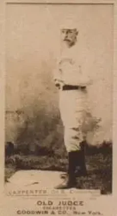 1887-90 Old Judge (N172) #NNO - Hick Carpenter - Cincinnati Red Stockings