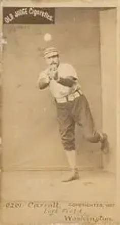 1887-90 Old Judge (N172) #NNO - Cliff Carroll - Washington Nationals