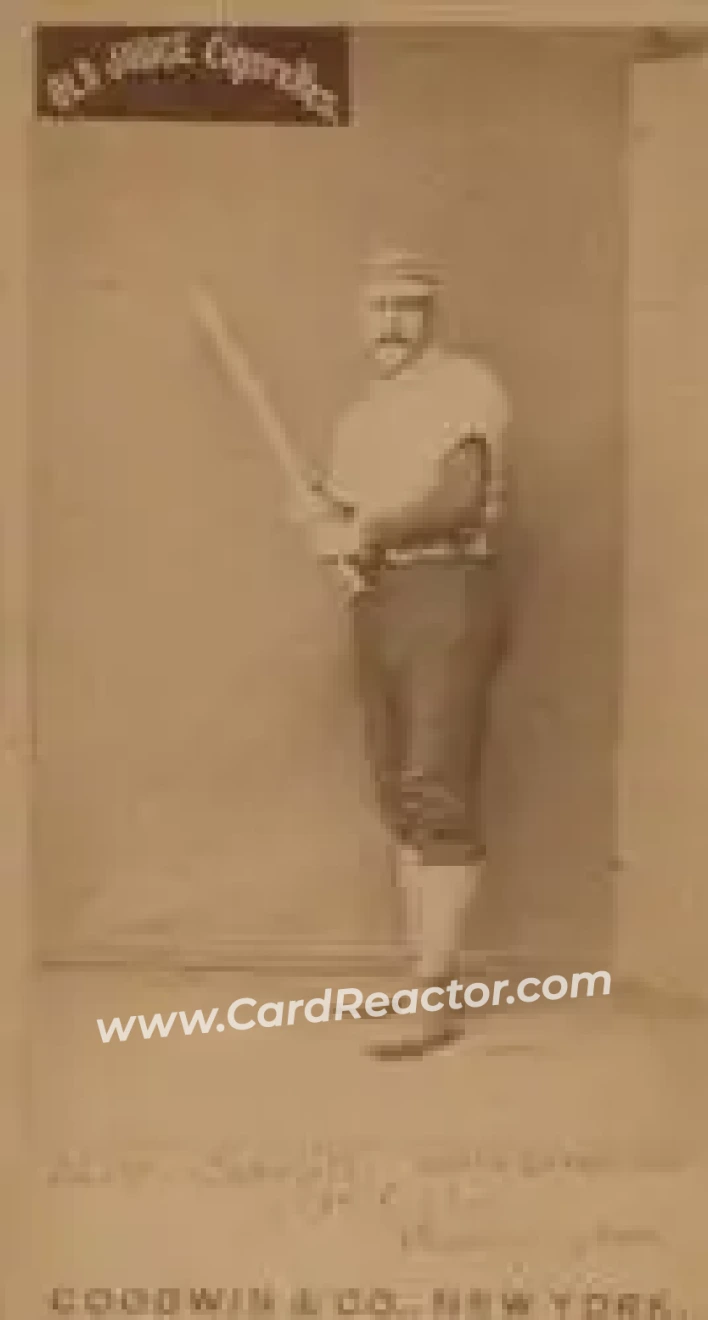 1887-90 Old Judge (N172) #NNO - Cliff Carroll - Washington Nationals - Front