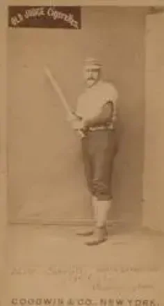 1887-90 Old Judge (N172) #NNO - Cliff Carroll - Washington Nationals