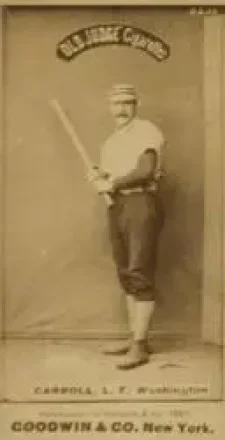 1887-90 Old Judge (N172) #NNO - Cliff Carroll - Washington Nationals