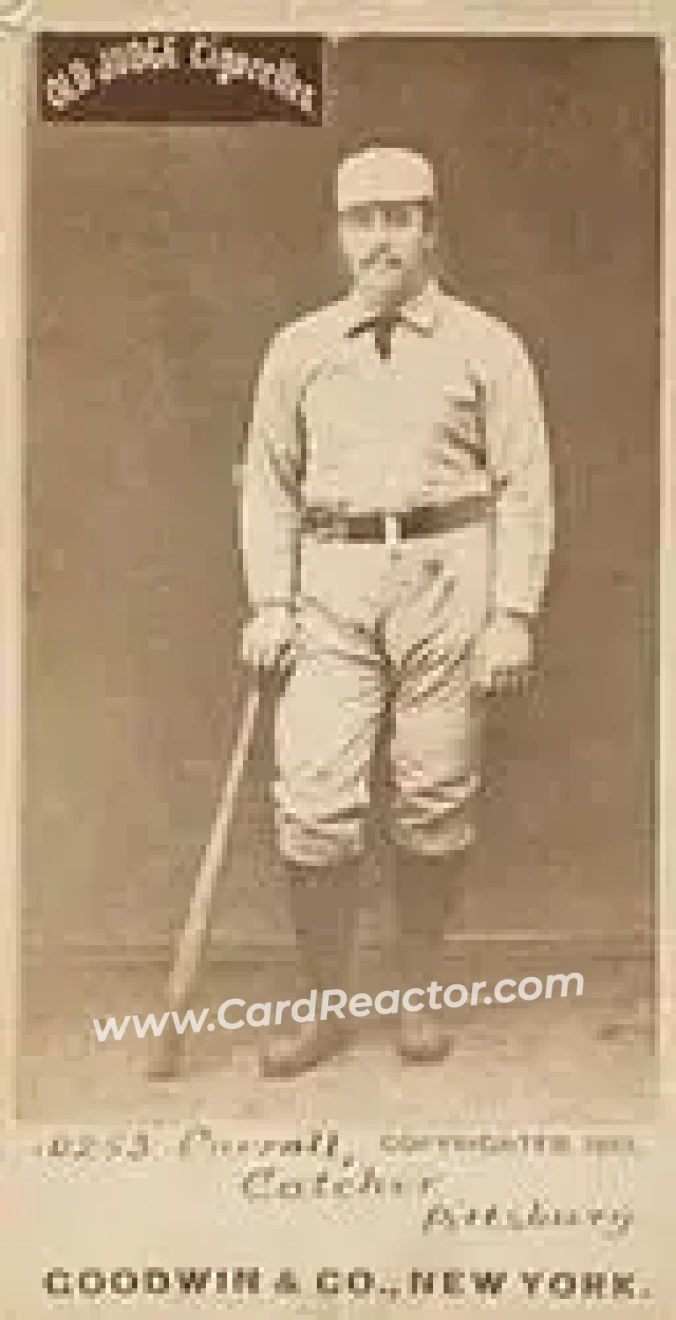 1887-90 Old Judge (N172) #NNO - Fred Carroll - Pittsburgh Alleghenys - Front