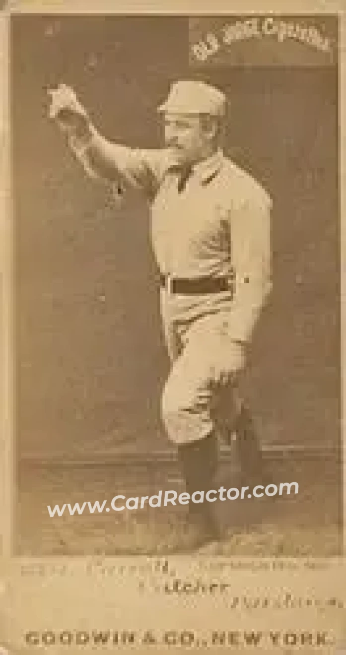 1887-90 Old Judge (N172) #NNO - Fred Carroll - Pittsburgh Alleghenys - Front