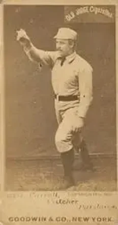 1887-90 Old Judge (N172) #NNO - Fred Carroll - Pittsburgh Alleghenys