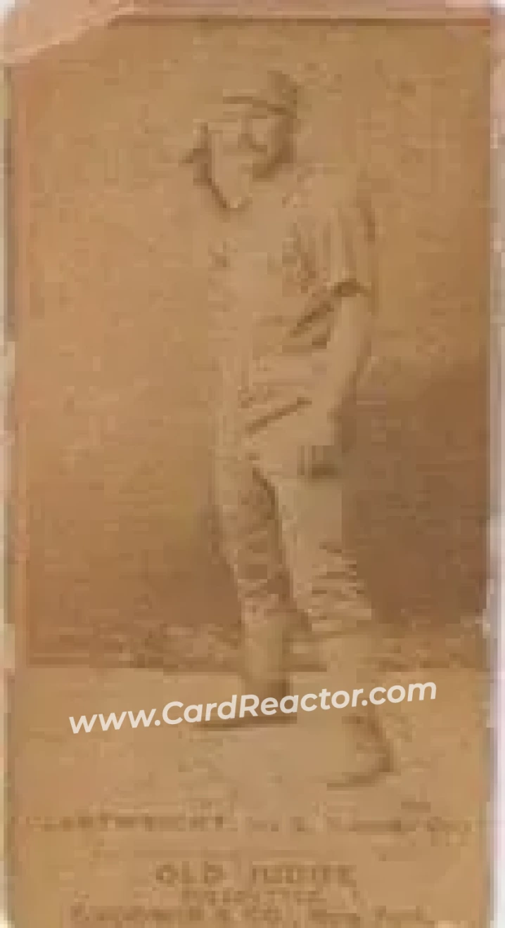 1887-90 Old Judge (N172) #NNO - Ed Cartwright - Kansas City Blues