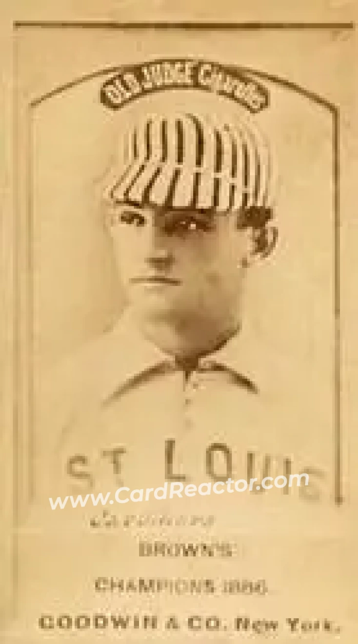 1887-90 Old Judge (N172) #NNO - Bob Caruthers - St. Louis Browns - Front