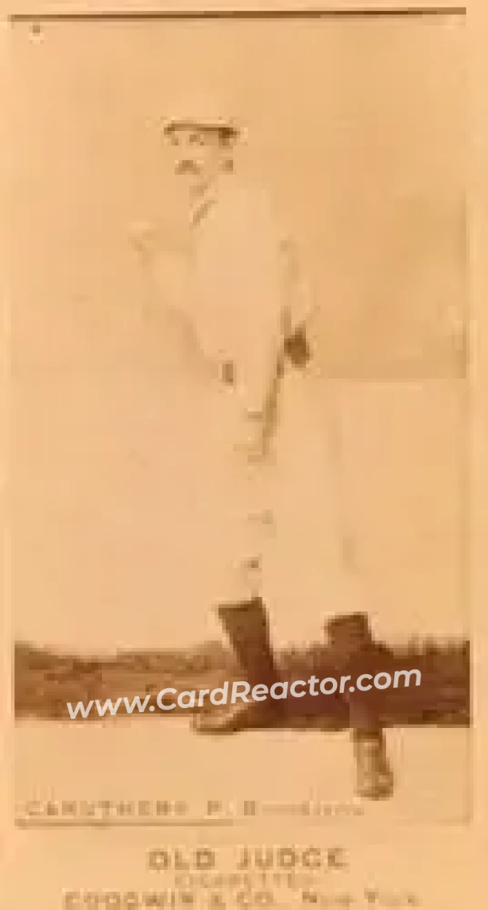 1887-90 Old Judge (N172) #NNO - Bob Caruthers - Brooklyn Bridegrooms - Front
