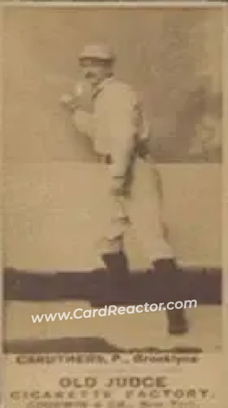 1887-90 Old Judge (N172) #NNO - Bob Caruthers - Brooklyn Bridegrooms - Front