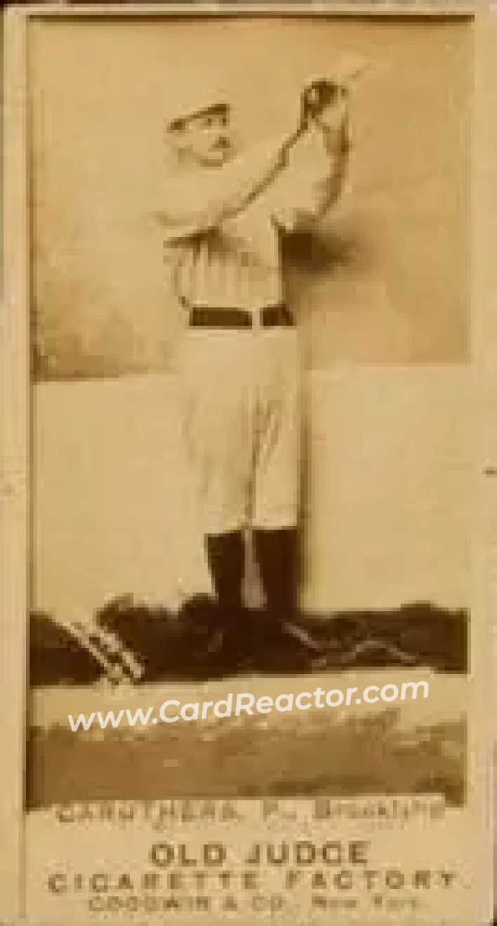 1887-90 Old Judge (N172) #NNO - Bob Caruthers - Brooklyn Bridegrooms - Front