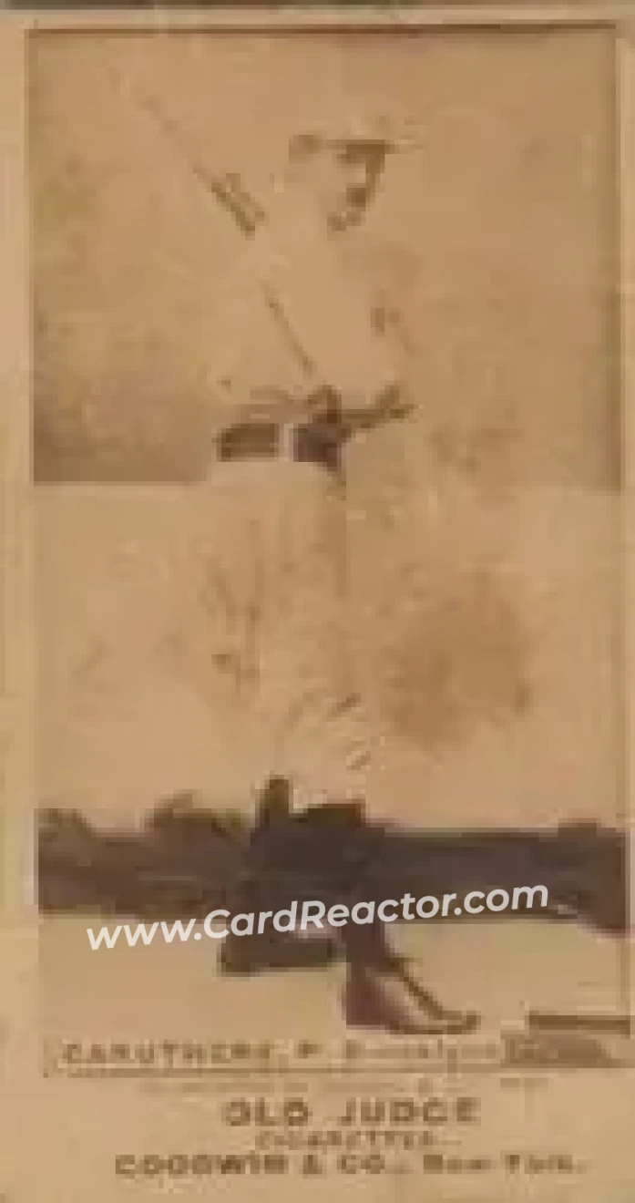 1887-90 Old Judge (N172) #NNO - Bob Caruthers - Brooklyn Bridegrooms - Front