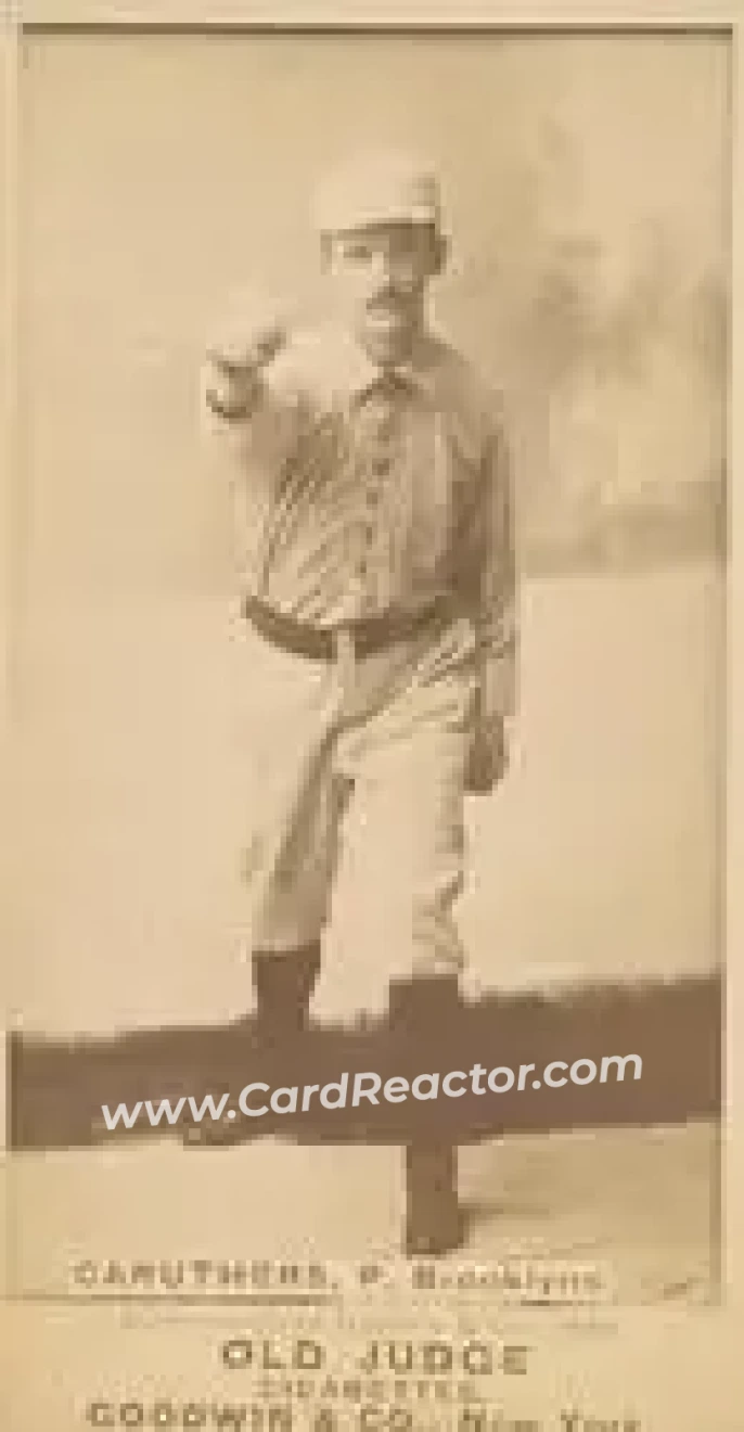 1887-90 Old Judge (N172) #NNO - Bob Caruthers - Brooklyn Bridegrooms - Front