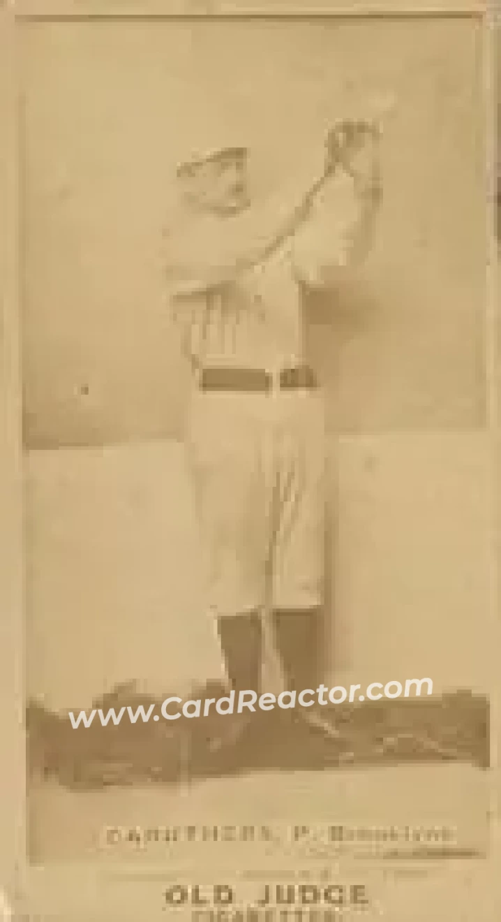 1887-90 Old Judge (N172) #NNO - Bob Caruthers - Brooklyn Bridegrooms - Front