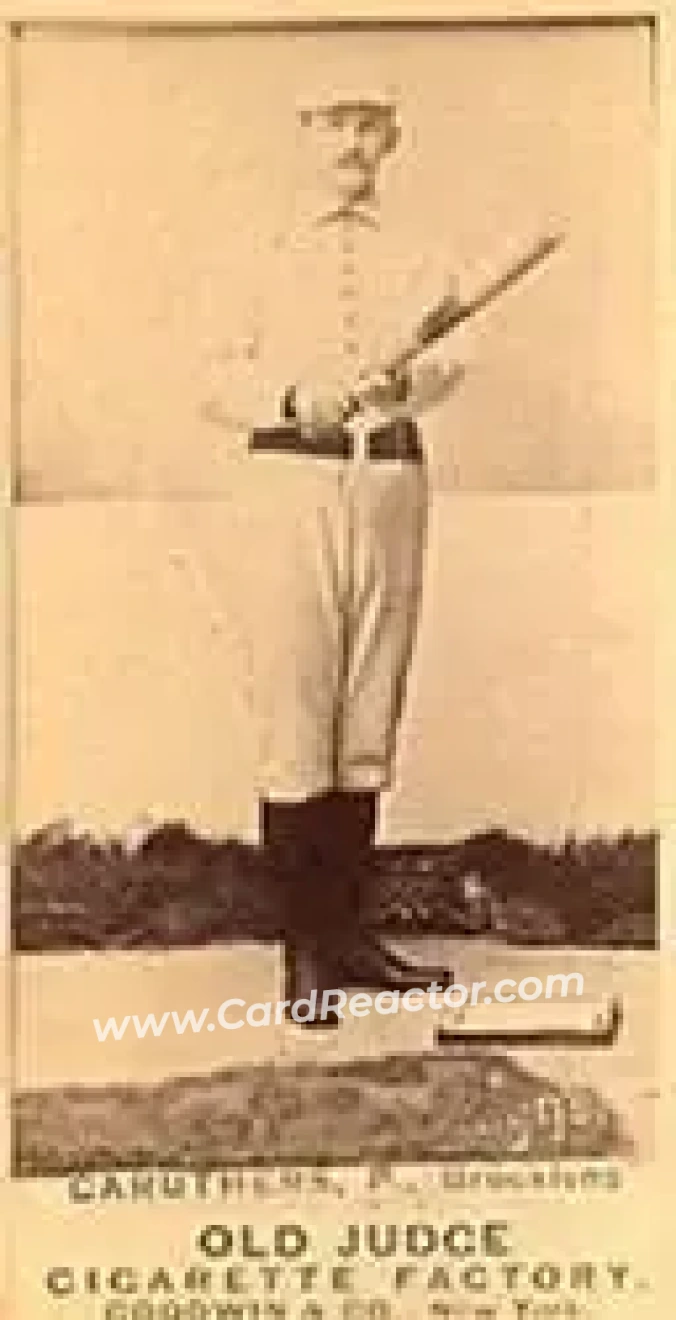 1887-90 Old Judge (N172) #NNO - Bob Caruthers - Brooklyn Bridegrooms - Front