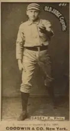 1887-90 Old Judge (N172) #NNO - Dan Casey - Philadelphia Quakers 1887-90 Old Judge (N172) #NNO - Dan Casey - Philadelphia Quakers
