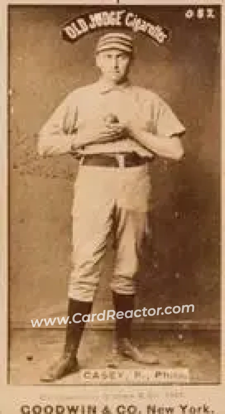 1887-90 Old Judge (N172) #NNO - Dan Casey - Philadelphia Quakers - Front 1887-90 Old Judge (N172) #NNO - Dan Casey - Philadelphia Quakers - Front