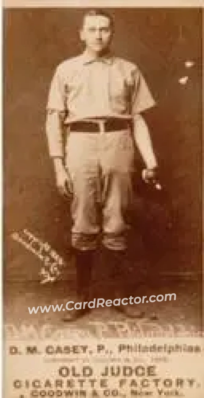 1887-90 Old Judge (N172) #NNO - Dan Casey - Philadelphia Quakers - Front 1887-90 Old Judge (N172) #NNO - Dan Casey - Philadelphia Quakers - Front