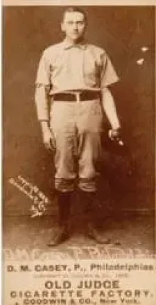 1887-90 Old Judge (N172) #NNO - Dan Casey - Philadelphia Quakers 1887-90 Old Judge (N172) #NNO - Dan Casey - Philadelphia Quakers