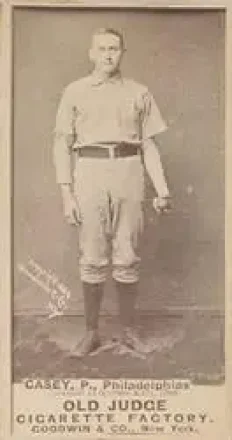 1887-90 Old Judge (N172) #NNO - Dan Casey - Philadelphia Quakers 1887-90 Old Judge (N172) #NNO - Dan Casey - Philadelphia Quakers