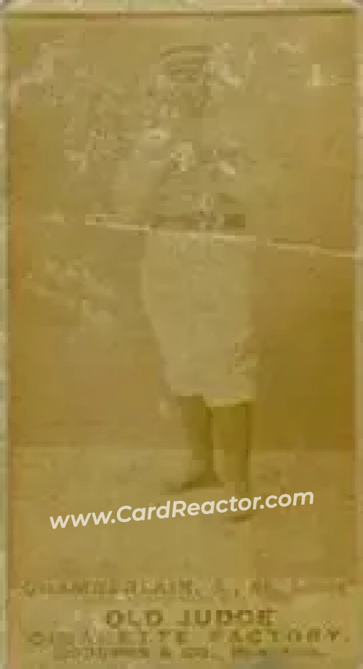 1887-90 Old Judge (N172) #NNO - Icebox Chamberlain - St. Louis Browns