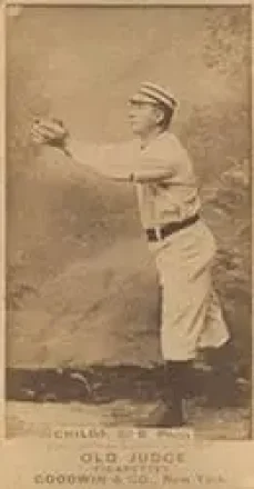 1887-90 Old Judge (N172) #NNO - Cupid Childs - Philadelphia Quakers 1887-90 Old Judge (N172) #NNO - Cupid Childs - Philadelphia Quakers